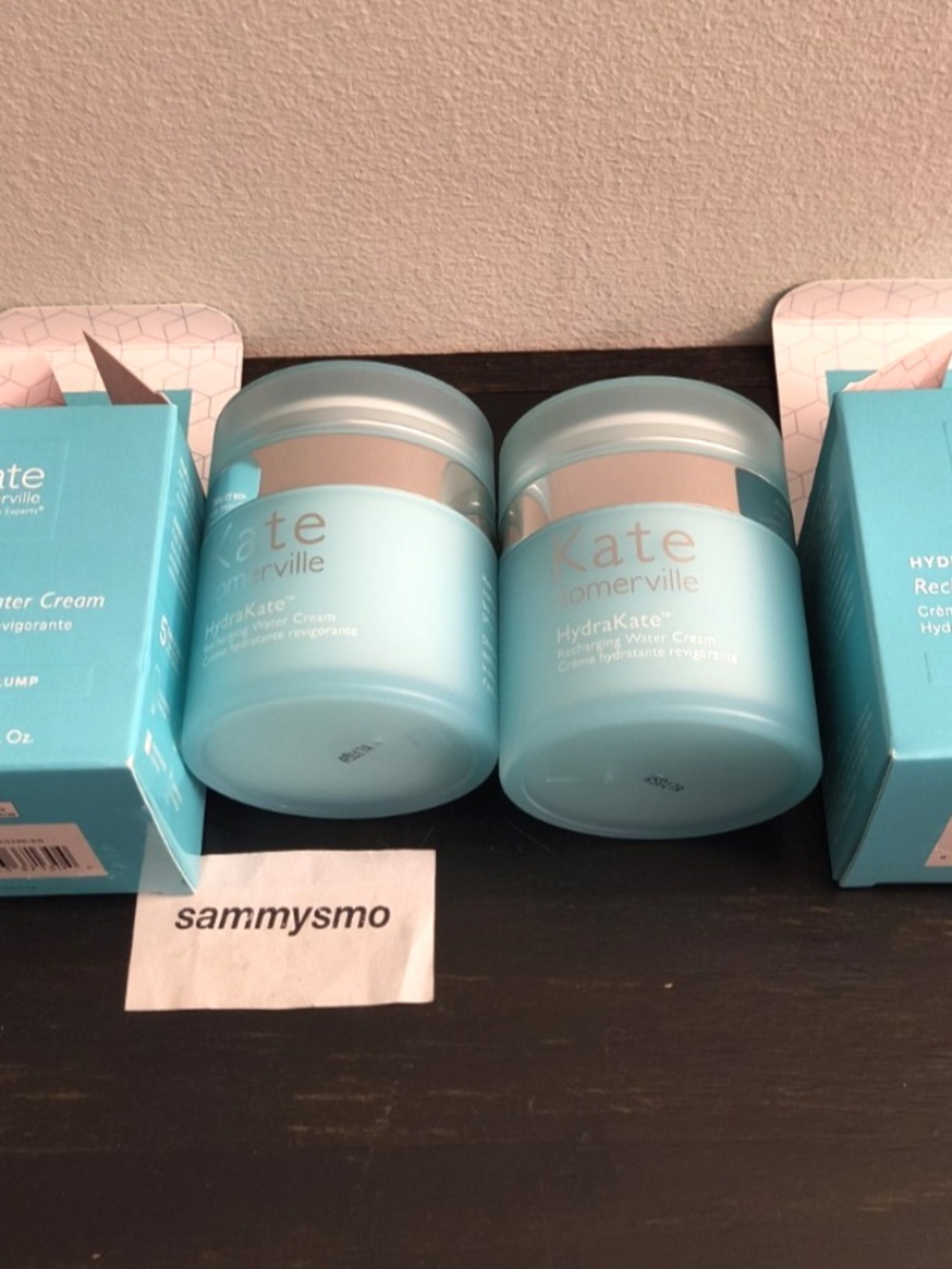 Kate Somerville Hydrakate Recharging Water Cream 1.7 FL OZ x2